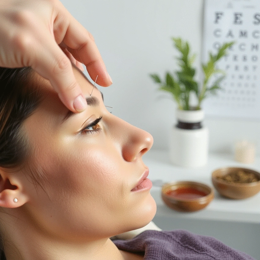 Augenakupunktur gegen Trockene Augen