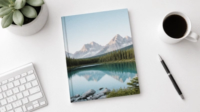 Digital guide or eBook mockup